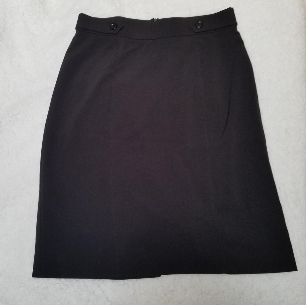 EUC Black Slimming Career Skirt, size 12